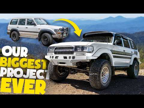 Building our dream 80 Series Cruiser in 60 minutes. Turbo Barra Toyota 4WD complete build