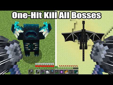 I Killed Every Boss in One Hit With the Mace in Minecraft Survival