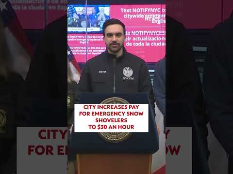 Mayor Mamdani announced an expansion to the emergency snow shoveler program