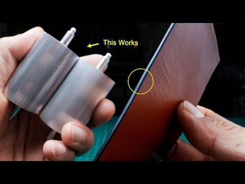 The "Must Have" tool for Leather Edge Coating that You DON'T Know (for Beginners)