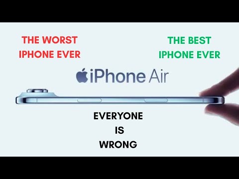 ITS ALREADY OVER FOR THE IPHONE AIR..
