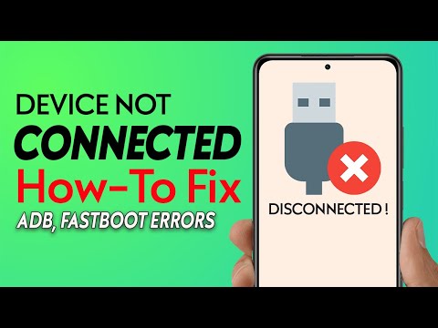 [FIX] DEVICE NOT CONNECTED ! Setup ADB and FASTBOOT DRIVERS Properly