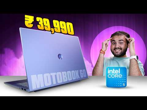 Best Laptop Ever at ₹40,000/- 😍| MotoBook 60 Review