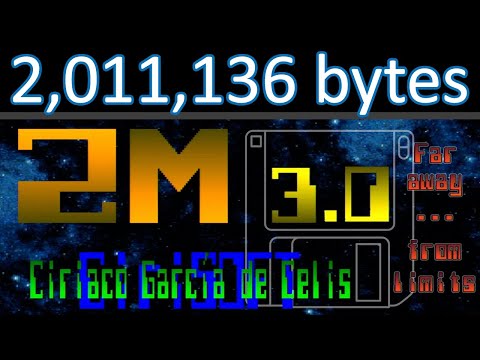 Reaching the limits of 3 1⁄2-inch diskettes using 2M