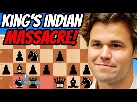Magnus Carlsen SHOCKS 2700 Super-GM w/ King's Kindian MASSACRE!
