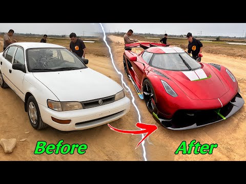 Turn An Old 1998 Japanese Toyota Into An Amazing Supercar | Full Video