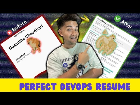 My DevOps Resume | How to Build DevOps Resume in 2025 [MUST WATCH]