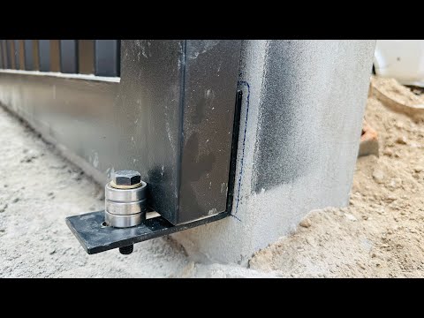 ✅Installing a sliding gate guide🚪💪