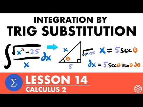 Trigonometric Substitution | Calculus 2 Lesson 14 - JK Math