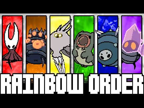 Hollow Knight but you beat ALL BOSSES in RAINBOW ORDER