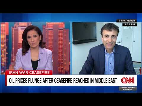 Rockefeller International Chairman Ruchir Sharma on oil prices plunging after the ceasefire