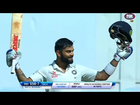 Virat Kohli 235 (340) Vs England Mumbai 4th Test 2016 (Extended Highlights)/Virat Kohli test hundred