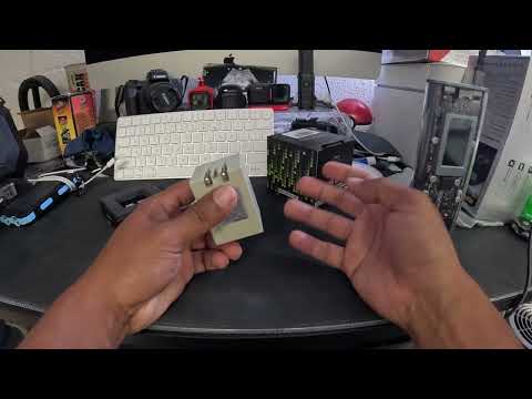 67w Retro power brick with digital screen unboxing