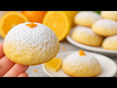 Orange Juice Cookies 🍊 So easy... it's dangerous 😋 Soft and Quick
