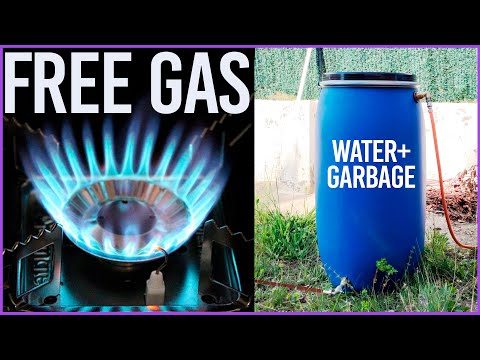 How to Make Free Gas with Garbage - Free Gas Butane - Propane - Liberty BioGas