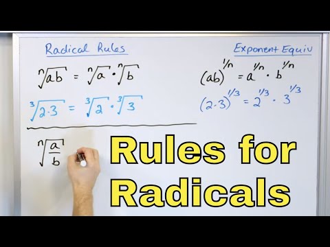 08 - Rules to Multiply & Divide Radicals in Algebra (Simplifying Radical Expressions)