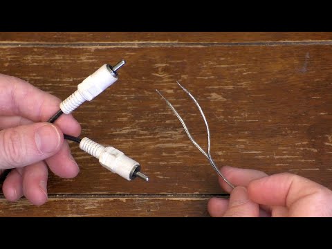 How to Connect Speaker Wire to RCA Plug
