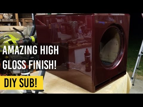 Ep. 35 - How to get an amazing Piano Gloss Finish on the Hammer Home Theater Sub| Home Theater Gurus