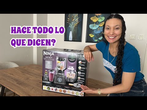 UNBOXİNG PROBANDO LA NİNJA DETECT POWER BLENDER PLUS PROCESSOR REVİEW EN ESPAÑOL