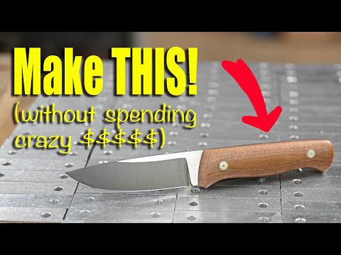 Knife Making for Normal Mortals! - Make A Simple Drop Point Hunter