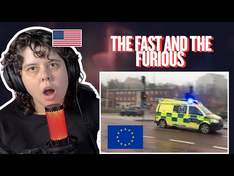 AMERICAN Reacts to CRAZY European Ambulance Driving