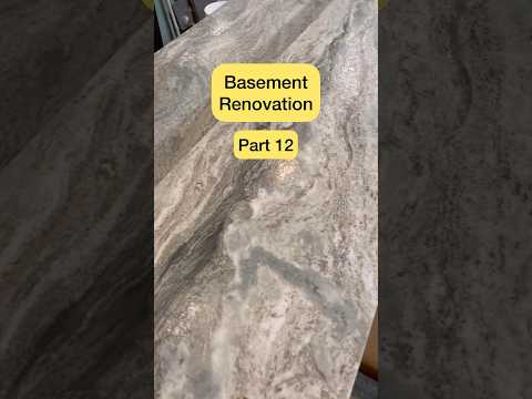 Basement Renovation Part 12: Countertops are finally in!! #quartz #quartzsite #countertops #diy