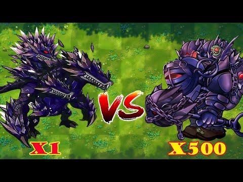 PVZ 1 Fusion 3.1 Challenge!! 1 Team Plants Fusion vs 500 Obsidian Gargantuar - Who Will Win?
