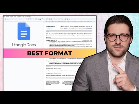 Create a FREE CV in Google Docs (2026) | [BEST FORMAT]