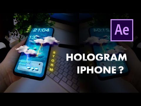 Augmented Reality Hologram iPhone with VFX Maria | After Effects VFX Tutorial