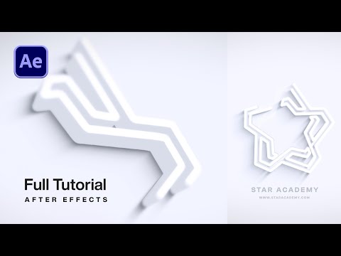 Create Pro Cinematic 3D Stroke Logo Intro in After Effects