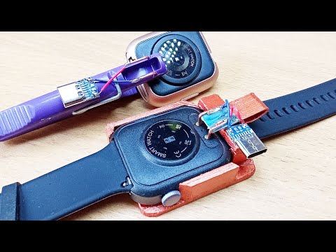 How to make a DIY smartwatch charging holder: two simple options
