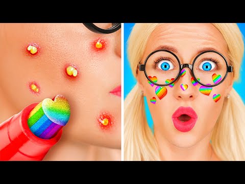 EXTREME MAKEOVER VAN ARM NAAR POPULAIR || Zacht vs Rijk Meisje! TikTok Schoonheidshacks door 123 GO!