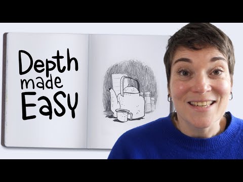 Depth Made Easy: ONE SIMPLE Trick for Better Drawings