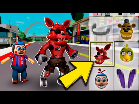 How to Become FNAF CHARACTERS in BROOKHAVEN 🏡 *Five Nights at Freddy's Movie outfit id*