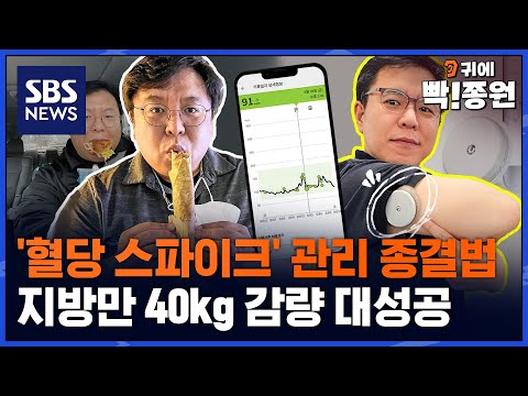 [여름특집] "혈당 스파이크 잡았을 뿐인데" -40kg 신체 변화..'혈당 다이어트' 완벽 정리 / SBS / 귀에빡종원