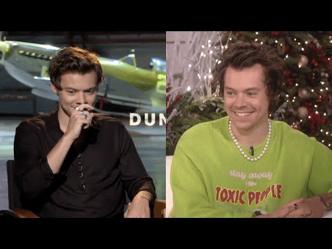 harry styles dodging interview questions for 7 minutes straight