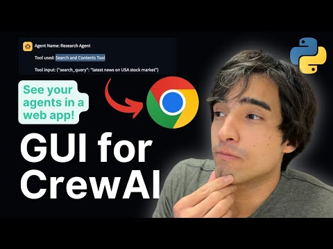 Build a Web App (GUI) for your CrewAI Automation (Easy with Python)