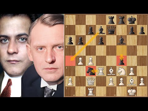 "After 10 Long Years... They Meet Again!" || Capablanca vs Alekhine || Nottingham (1936)