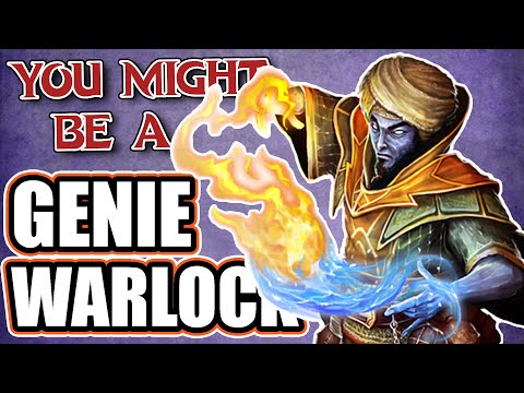 You Might Be a Genie Warlock | Warlock Subclass Guide for DND 5e (2014)