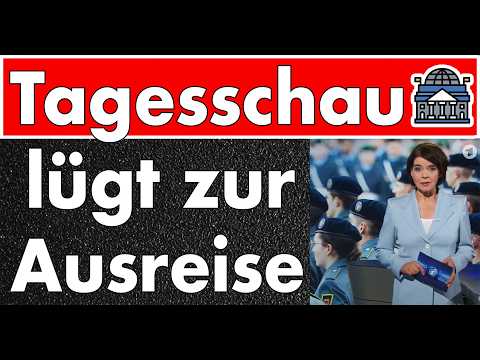 State propaganda: Tagesschau turns the requirement for a permit to leave the country into a repor...