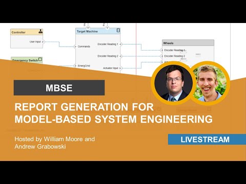 Report Generation for Model Based Systems Engineering (MBSE)