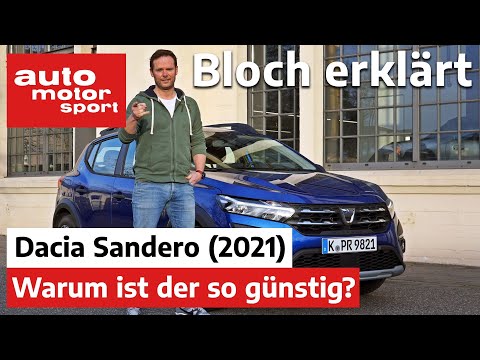 Dacia Sandero (2021): How to build Germany's cheapest new car? - Bloch explains #130 | ams