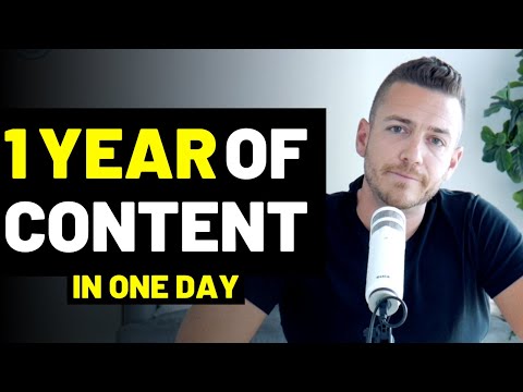 How To Map Out A Year's Worth Of Content In One Day