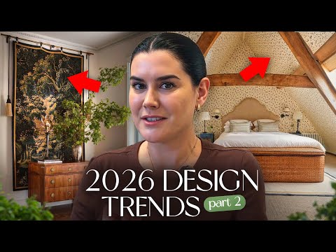 Interior Design Trends 2026 EXPLAINED | Dark Woods, Wallpaper, Moody Colors & Furniture