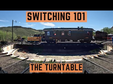 Switching 101 - BUILD a TRAIN using a HAND-POWERED TURNTABLE!