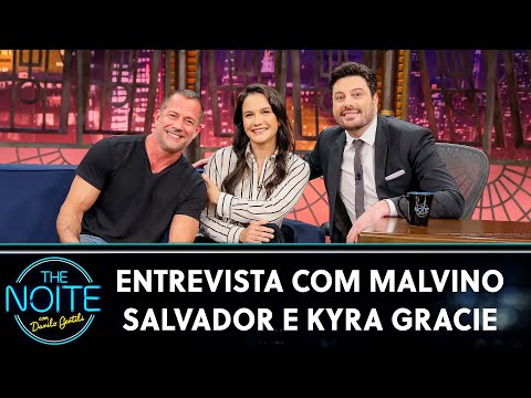 Entrevista com Malvino Salvador e Kyra Gracie | The Noite (03/12/24)
