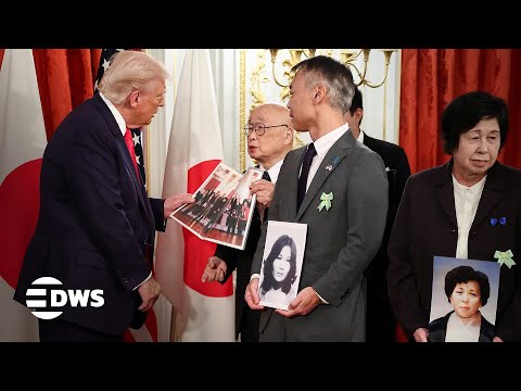 HEARTBREAKING MOMENTS: Trump Gets Emotional Meeting Families of Japanese Abducted by N.Korea | AC1Z