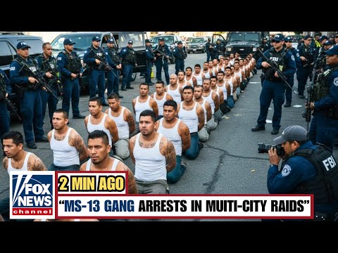 THOUSANDS of MS 13 Gang Members Arrested in Largest Multi City FBI & ICE Crackdown