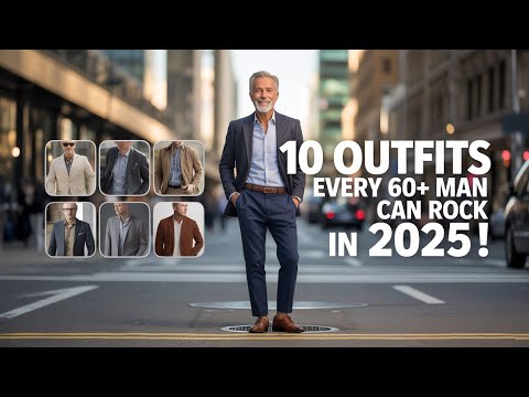 10 Best Outfits for Men Over 60 | Classy & Stylish Looks in 2025