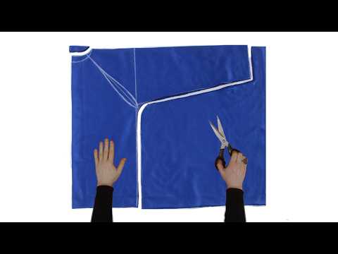 Super Easy Raglan Sleeve Sweatshirt Cutting & Sewing